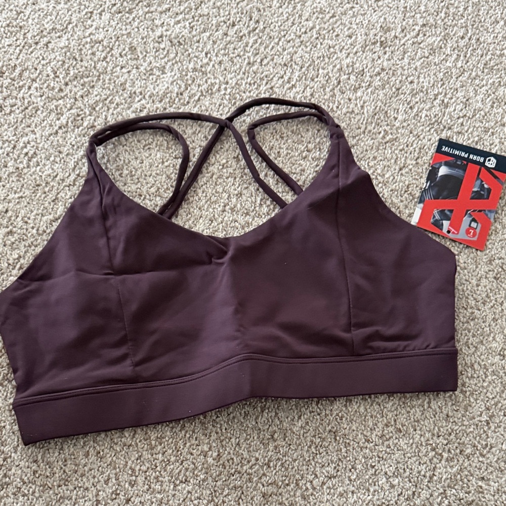 Born Primitive Dark Plum Sports Bra